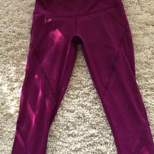 Fuschia workout leggings